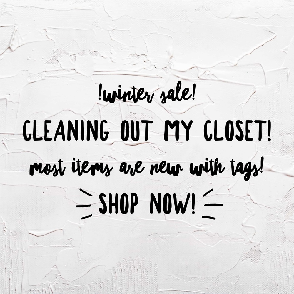 Cleaning out my closet, running out of space!